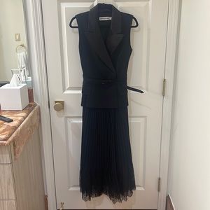 Self-Portrait Sleeveless Black Dress - Size 6